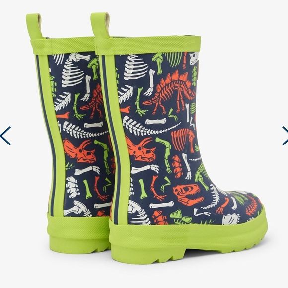 Hatley Boys Dino Fossils Matte Rain Boots | SZ 12 - Picture 5 of 15